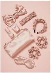 Saten Uyku Göz Bandı Set