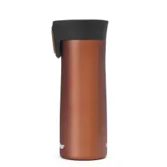 Contigo Pinnacle Vakumlu Termos Matara Tek El Bas İç 420ml Kahverengi