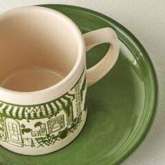 Seramik 2'li Kahve Fincanı Seti