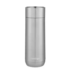 Contigo Luxe Vakumlu Termos Matara Tek El Bas İç 470ml Gri