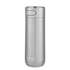 Contigo Luxe Vakumlu Termos Matara Tek El Bas İç 470ml Gri