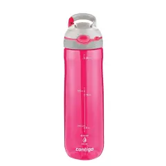 Contigo Ashland Tren Tek El Bas İç Kapaklı Su Matarası 720ml Pembe