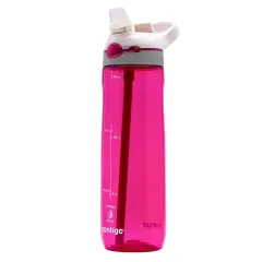 Contigo Ashland Tren Tek El Bas İç Kapaklı Su Matarası 720ml Pembe