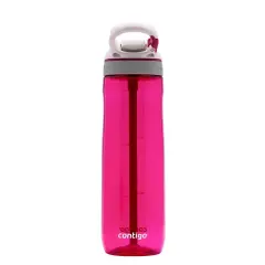 Contigo Ashland Tren Tek El Bas İç Kapaklı Su Matarası 720ml Pembe