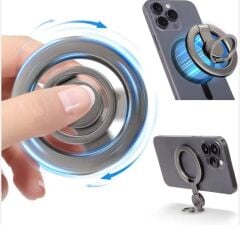 Magsafe Özellikli Metal Fidget Spinner Telefon Yüzük Tutucu