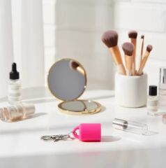 Taşınabilir Silikon Dudak Balsamı Anahtarlık