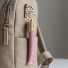 Taşınabilir Silikon Dudak Balsamı Anahtarlık