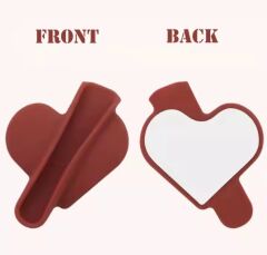 Kalp Şeklinde Silikon Vakumlu Telefon Kılıfı