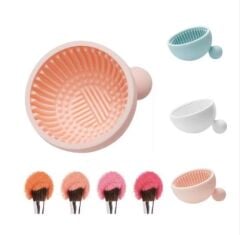 Silikon Makyaj Fırçası Temizleme Kasesi