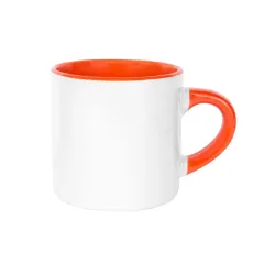 Porselen Nescafe Kulbu ve İçi Renkli Kupa Bardak Kutulu - Logo Baskılı