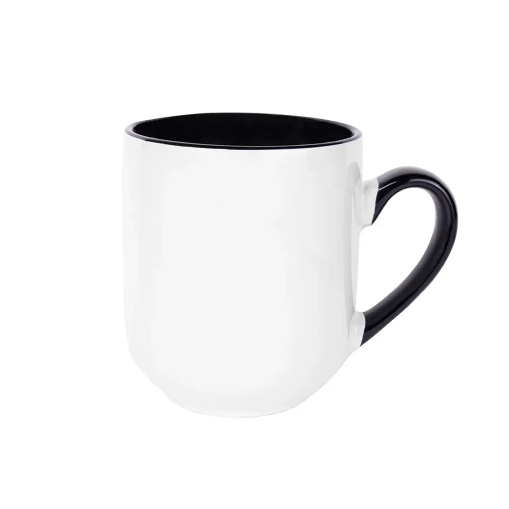 Porselen Kulbu ve İçi Renkli Kupa Bardak Kutulu - Logo Baskılı