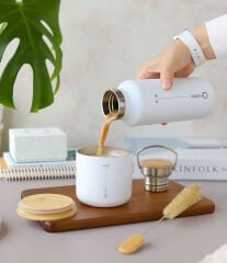 Beyaz Termos Mug Set