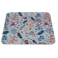 Deri Kaplama Kaydırmaz Tepsi Kare