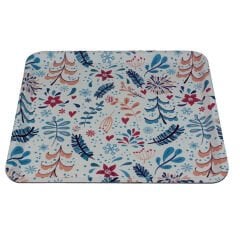 Deri Kaplama Kaydırmaz Tepsi Kare