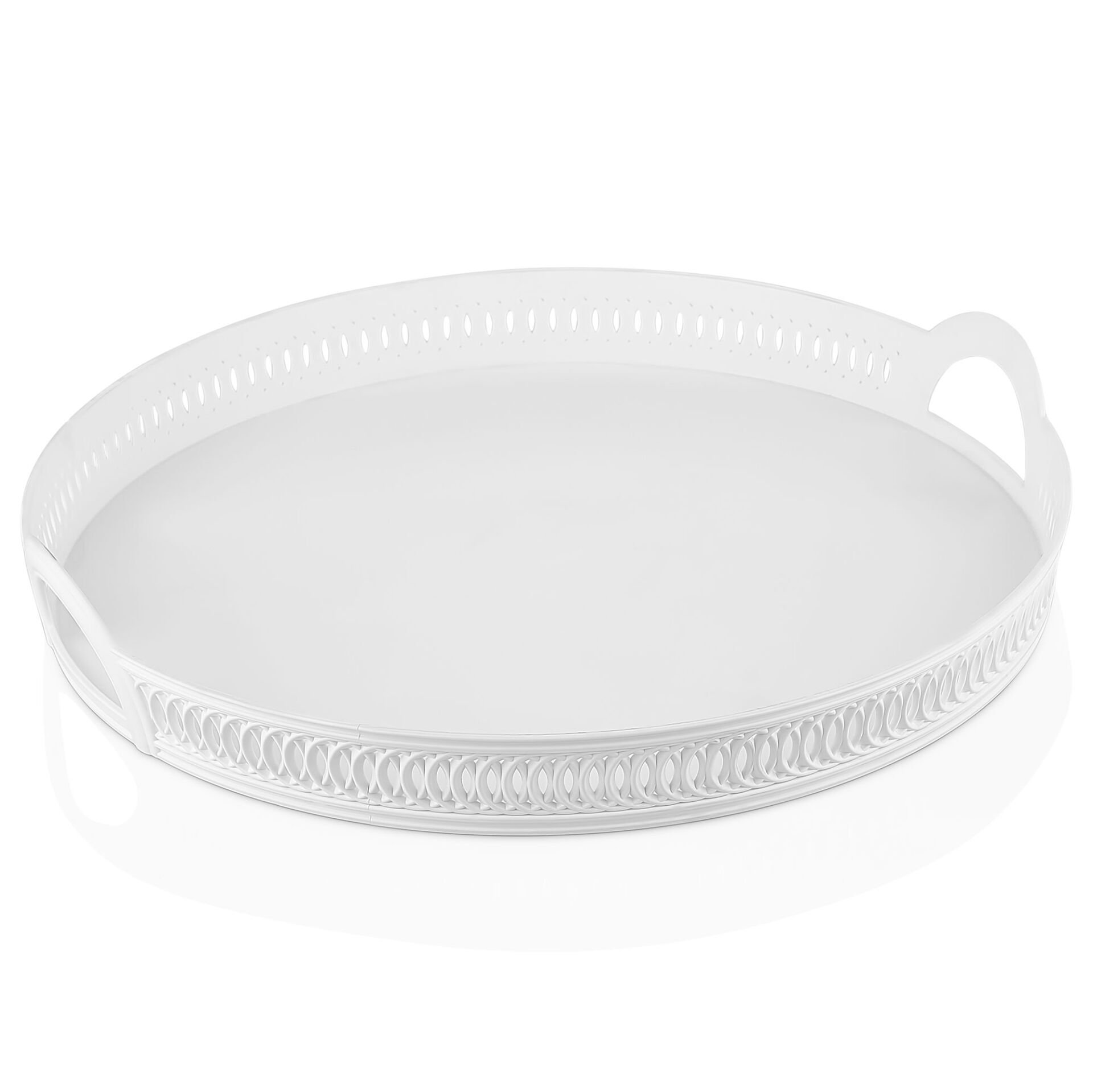 Örgü Tepsi Yuvarlak