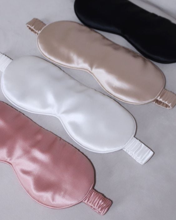 Saten Uyku Göz Bandı