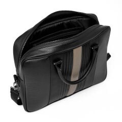 Cerruti 1881 - Delano Taupe Evrak Çantası - Siyah