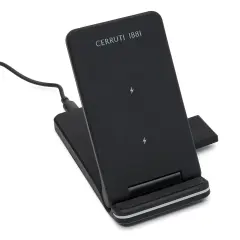 Cerruti 1881 - Block Kablosuz Şarj Cihazı - Siyah