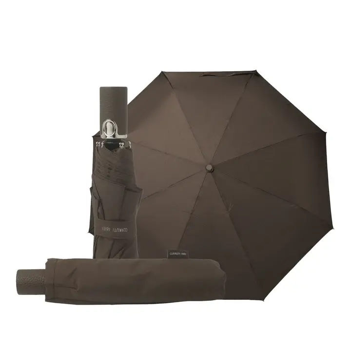 Cerruti 1881 - Hamilton Taupe Şemsiye - Koyu Kahverengi