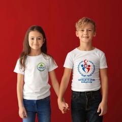 Çocukların Favorisi Beyaz T-Shirt