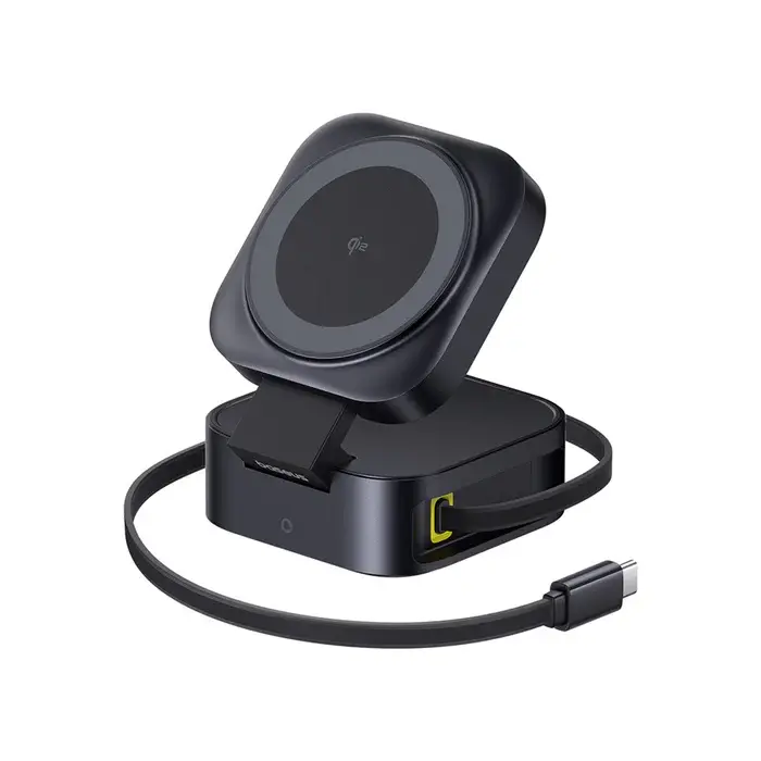 Baseus PicoGo 2'si 1 Arada Manyetik Kablosuz Şarj Cihazı Qi2 67W