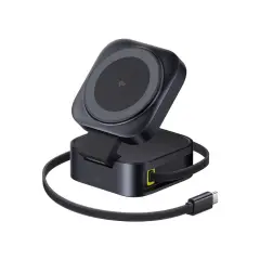 Baseus PicoGo 2'si 1 Arada Manyetik Kablosuz Şarj Cihazı Qi2 67W