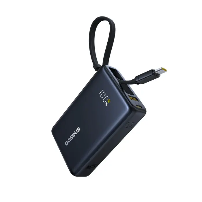 Baseus Picogo Power Bank 45W 10000mAh Dahili Kablolu