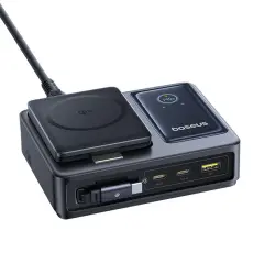 Baseus Nomos 5'i 1 Arada Masaüstü Şarj Cihazı Qi2 140W