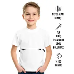 Ayçiçek Boyanabilir Tişört - Kalemli