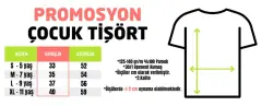 Baskılı Promosyon Çocuk Tişörtü - Beyaz - Siyah - Kırmızı- 1000 Adet- Tek Renk Baskı