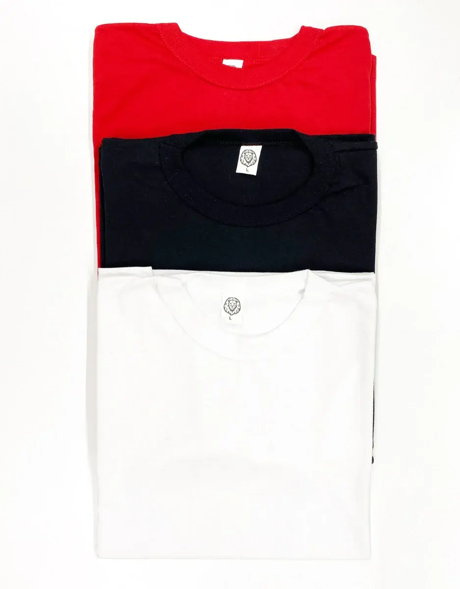 Baskılı Promosyon Çocuk Tişörtü - Beyaz - Siyah - Kırmızı- 1000 Adet- Tek Renk Baskı
