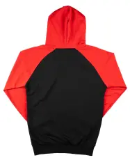 Reglan Kol Kapüşonlu Sweatshirt Kırmızı - 3 İplik Şardonsuz