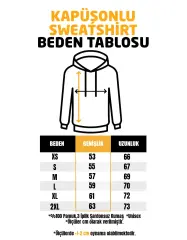 Reglan Kol Kapüşonlu Sweatshirt Kırmızı - 3 İplik Şardonsuz