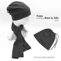 Kaliteli Polar Atkı ve Bere Takımı