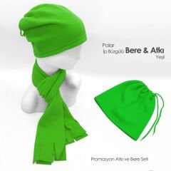 Kaliteli Polar Atkı ve Bere Takımı