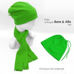 Kaliteli Polar Atkı ve Bere Takımı