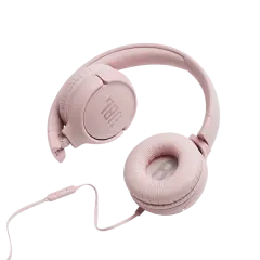 JBL T500 Kulak Üstü Mikrofonlu Kulaklık Pembe