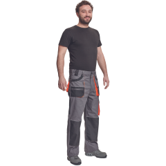 Cerva Carl Be Gri İş Pantolonu