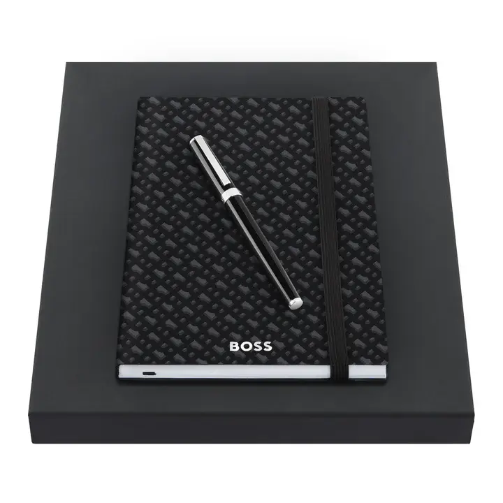 Hugo Boss - Set (Tükenmez Kalem ve A5 Not Defteri)