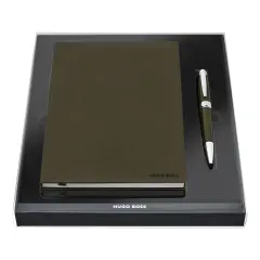 Hugo Boss - Set (Tükenmez Kalem ve A5 Not Defteri)
