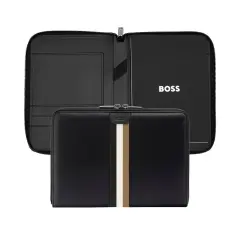 Hugo Boss - Set (Tükenmez Kalem ve A5 Konferans Klasörü)