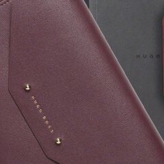 Hugo Boss - A5 Konferans Klasörü Elegance Bordo
