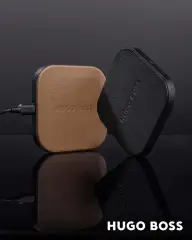 Hugo Boss - Kablosuz Şarj Cihazı Ikonik Camel
