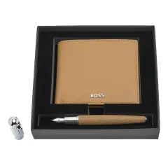 Hugo Boss - Set (Tükenmez Kalem ve Cüzdan)