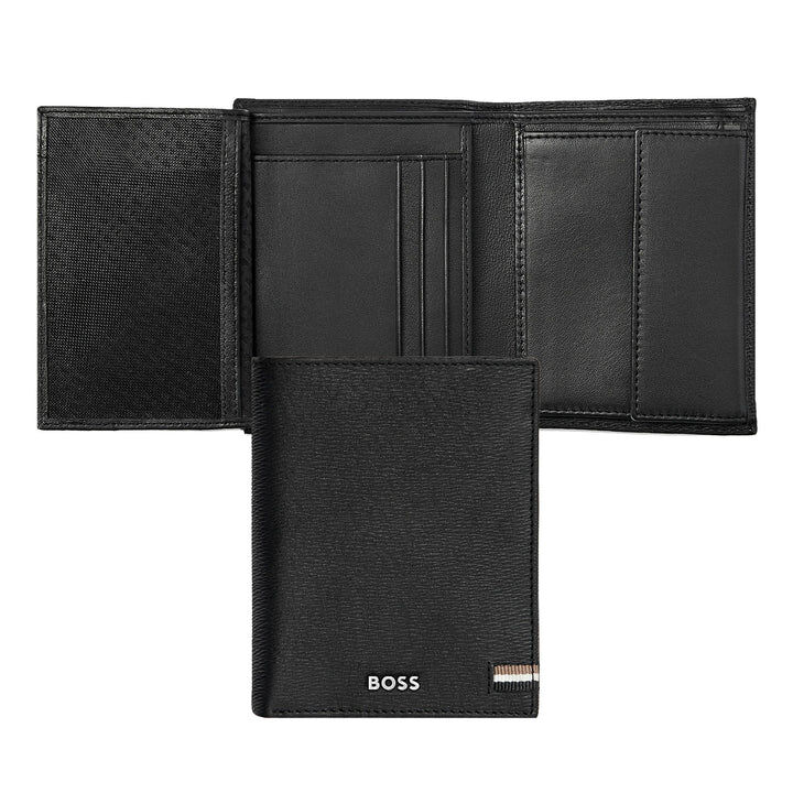 Hugo Boss - Para Cüzdanı Dikey Kapaklı Ikonik Black