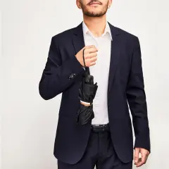 Hugo Boss - Şemsiye Mini Iconic Siyah