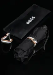 Hugo Boss - Şemsiye Mini Iconic Siyah