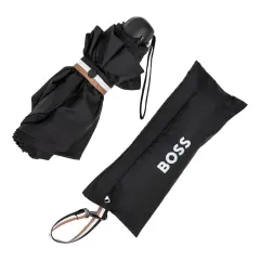 Hugo Boss - Şemsiye Mini Iconic Siyah