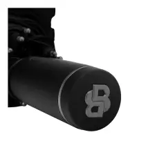 Hugo Boss - Cep Şemsiyesi Double B Siyah ve Gun