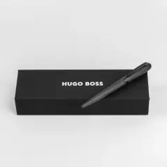 Hugo Boss - Tükenmez Kalem Kontur Fırçalanmış Siyah